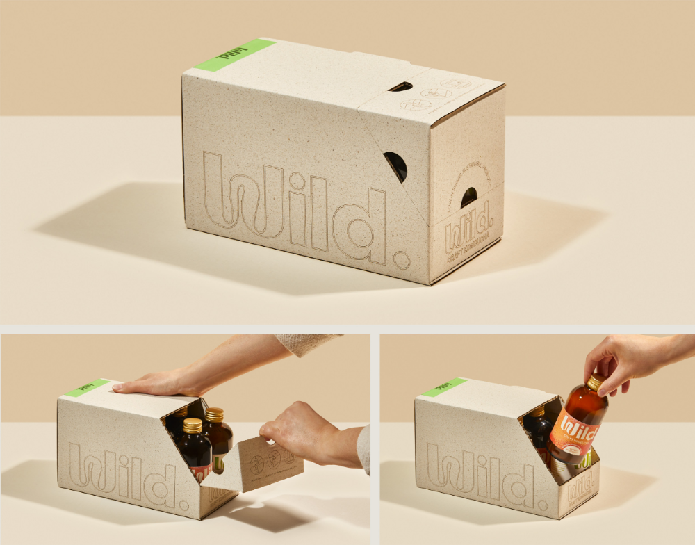 Get Wild With Wild Kombucha’s Funky Packaging