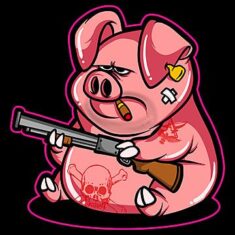 Piggie PNG Transparent, Piggy Street Cartoon, Urban, Character Cartoon, Logo PNG Image For Free  ...