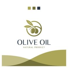 Premium Vector | Olive oil, nature , logo design inspiration