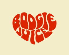 Psychedelic Logo Funky Vintage Logo Heart Trippy Logo Boho – Etsy