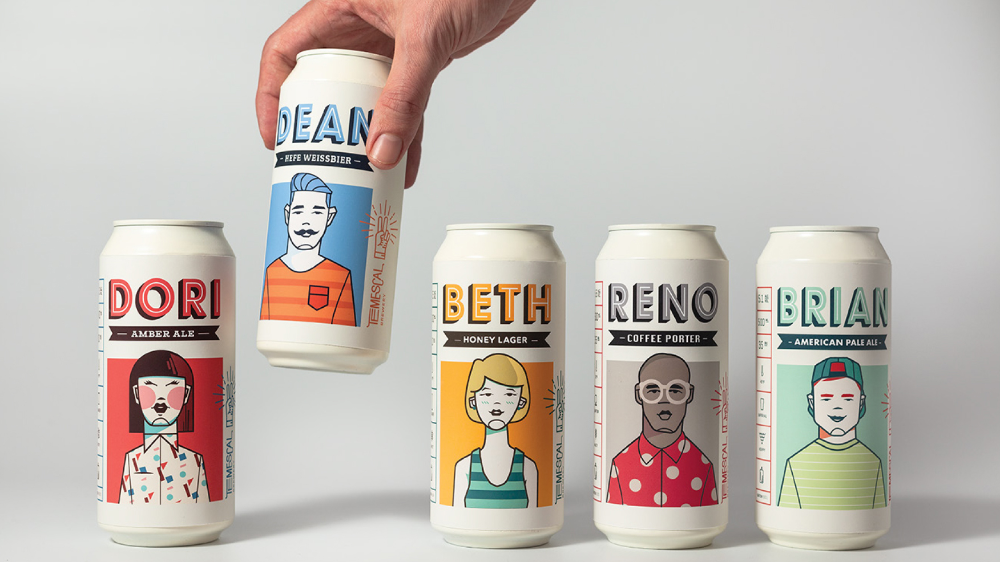 Student Concept for Playful, Versatile and Fictional Character Brand and Packaging System for Br ...