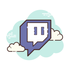 Twitch icon in iOS Style