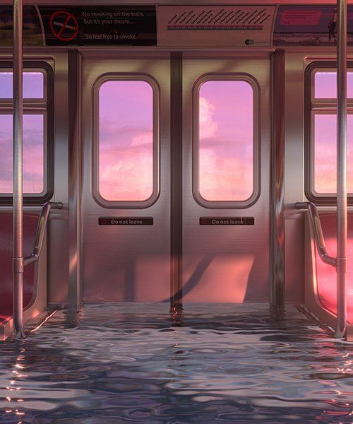 hayden williams envisions dystopian ‘world underwater’ in shimmering pink