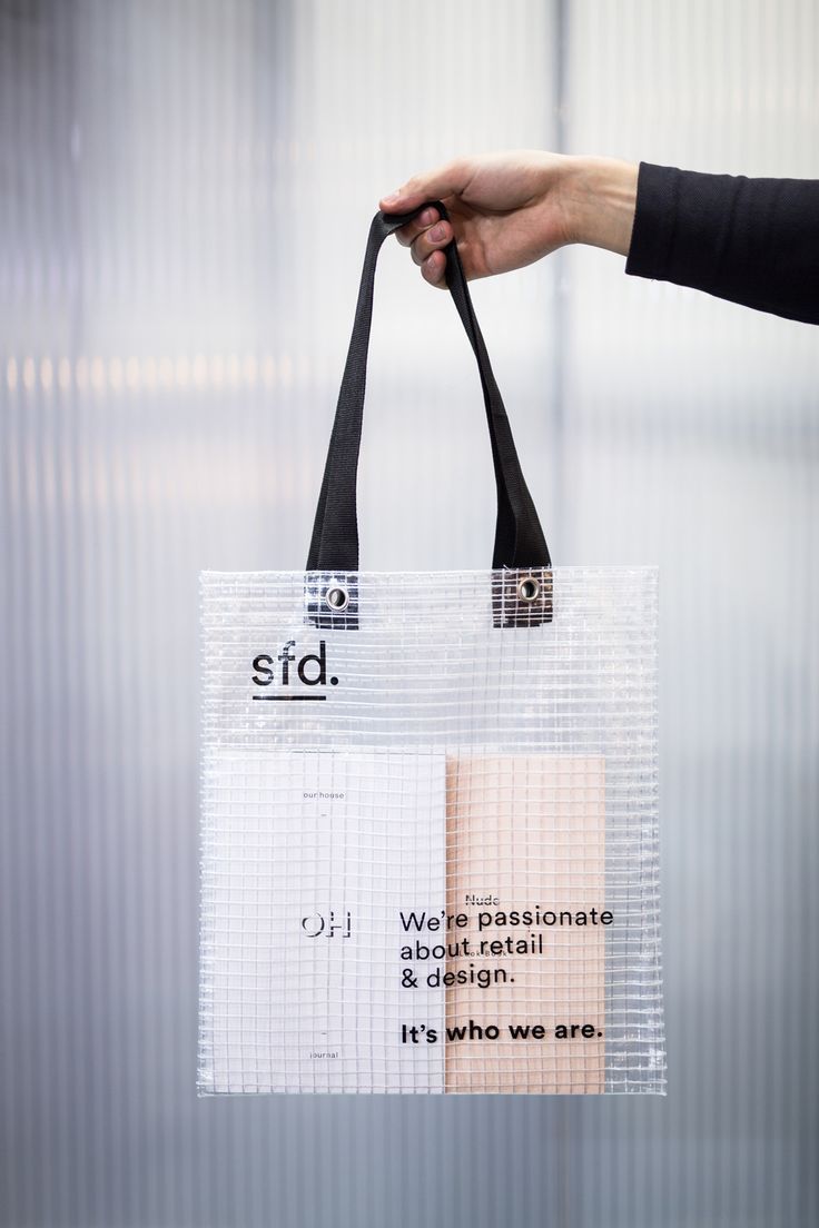 sfd branding for Euroshop 2017 translucent bag | Graphic design packaging, Packaging design, Bra ...