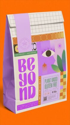 Beyond plant based food brand and package design by Lapomps Creative Studio