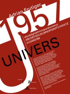 Font History Posters – Univers by Lludu on DeviantArt