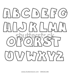 Funny Alphabet Vector Letters Posters Childrens: стоковая векторная графика (без лицензионных пл ...