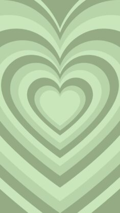 Green Hearts Wallpaper