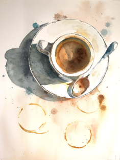 Watercolor Coffee Painting (A Complete Step by Step Tutorial) – Watercolor Affair