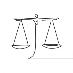 رسم خط مستمر لرمز قانون توازن الوزن, المحكمة, القانون, مستمر PNG والمتجهات للتحميل مجانا | Balan ...