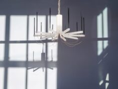 Dis/Connect chandelier prevents people using mobile devices below it