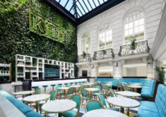 Snarkitecture creates Kith streetwear store inside Pershing Hall in Paris