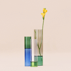 Anna Perugini’s reversible vases have jointed stems like bamboo