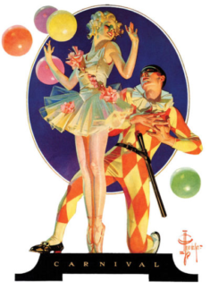 Carnival by J. C. Leyendecker, February 25, 1933 | The Saturday Evening Post