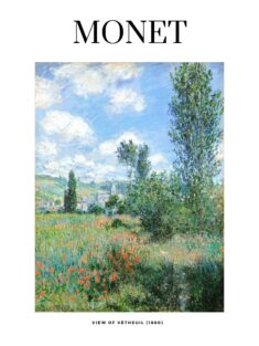 Claude Monet View of Vétheuil 1880 Digital Download Art – Etsy