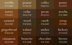 Color names, now in gradient order