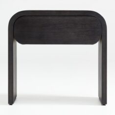 Cortez Charcoal Floating Nightstand by Leanne Ford + Reviews | Crate & Barrel