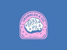 Crumbles & Co. Cookie Delivery Logo