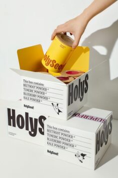 HolySeed SuperFood Powder Visual Identity and Packaging