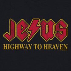JESUS HIGHWAY TO HEAVEN TSHIRT Funny Religious Got Christ Christian Rocks Shirt  | eBay