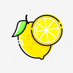 Lemon Cartoon Clipart Transparent Background, Cartoon Lemon Png Download, Fruit Icon, Flattened  ...
