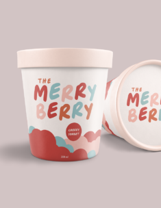 Packaging Design – Merry Berry Sorbet