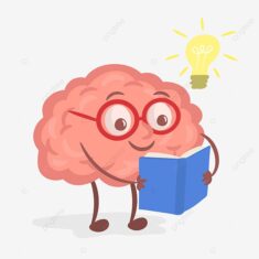Smart Brain Vector Art PNG, Cute Smart Brain Reading A Book, Brain, Reading, Book PNG Image For  ...