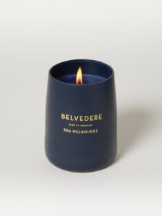 SoH Melbourne Belvedere Navy Matte Candle by Verishop