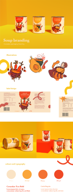 Soup Branding Illustration