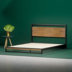 Zinus Suzanne Metal and Wood Platform Bed Frame by Zinus