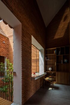 2HIEN house in Vietnam built using tiles salvaged from the owners’ previous home