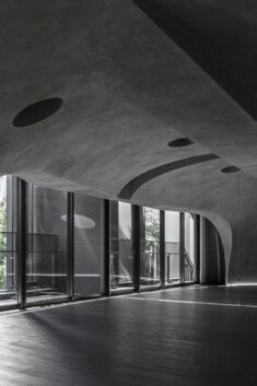 StudioX4 designs cavernous meditation space in downtown Taipei