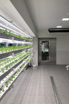 Sik Mul Sung is a Mars-themed cafe with its own vertical farm