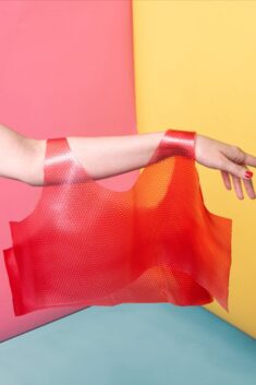 Valdís Steinarsdóttir makes jelly clothing that can be melted and remade