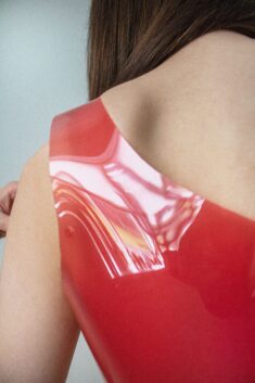 Valdís Steinarsdóttir makes jelly clothing that can be melted and remade