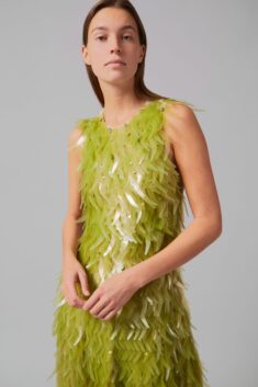 Phillip Lim and Charlotte McCurdy adorn couture dress with algae sequins