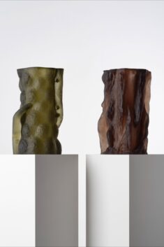Lene Bødker’s glass sculptures reference the human torso