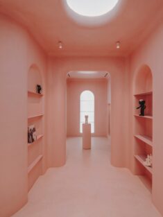 Isern Serra turns renderings into reality to form pink Moco Concept Store