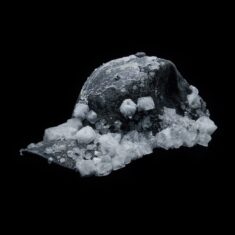 Alice Potts makes baseball caps with crystals made from human sweat