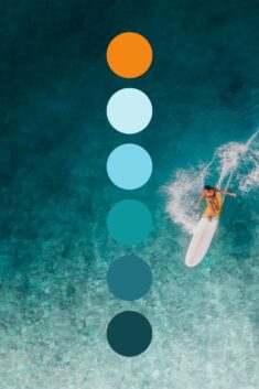 Bold and summery colour palette inspiration