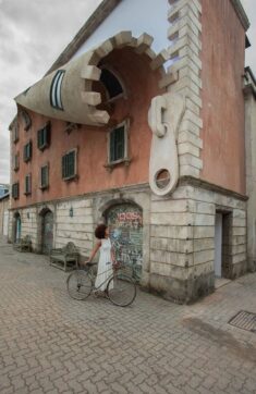 British Artist Alex Chinneck Unzips a Building in Milan