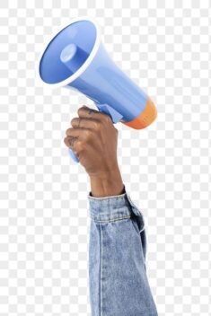 Download premium png of Png Hand holding megaphone mockup marketing announcement campaign by Ted ...