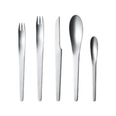 Georg Jensen Arne Jacobsen 5-Piece Cutlery Set by Amazon