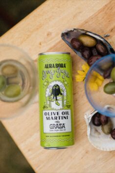 Graza and Aura Bora’s Olive Oil Martini Is A Collab We Can Get Behind