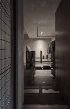KC Design Studio creates moody grey living spaces in basement of Taipei apartment