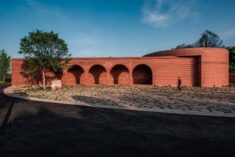 Lizigou Red Brick Ceremonial Hall Building / KEYWORKS + RENGARCH