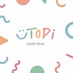 Logo and branding for UTOPI, children toys by Alexem Studio