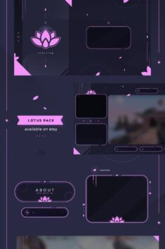 Lotus Animated Twitch Pack