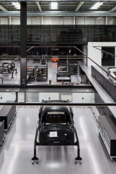 Most Architecture creates micro factory with “everything on display” for Charge Cars