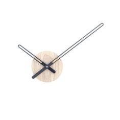 Nordahl Konings Sweep Wall Clock in Ash and Brass by Kaufmann Mercantile